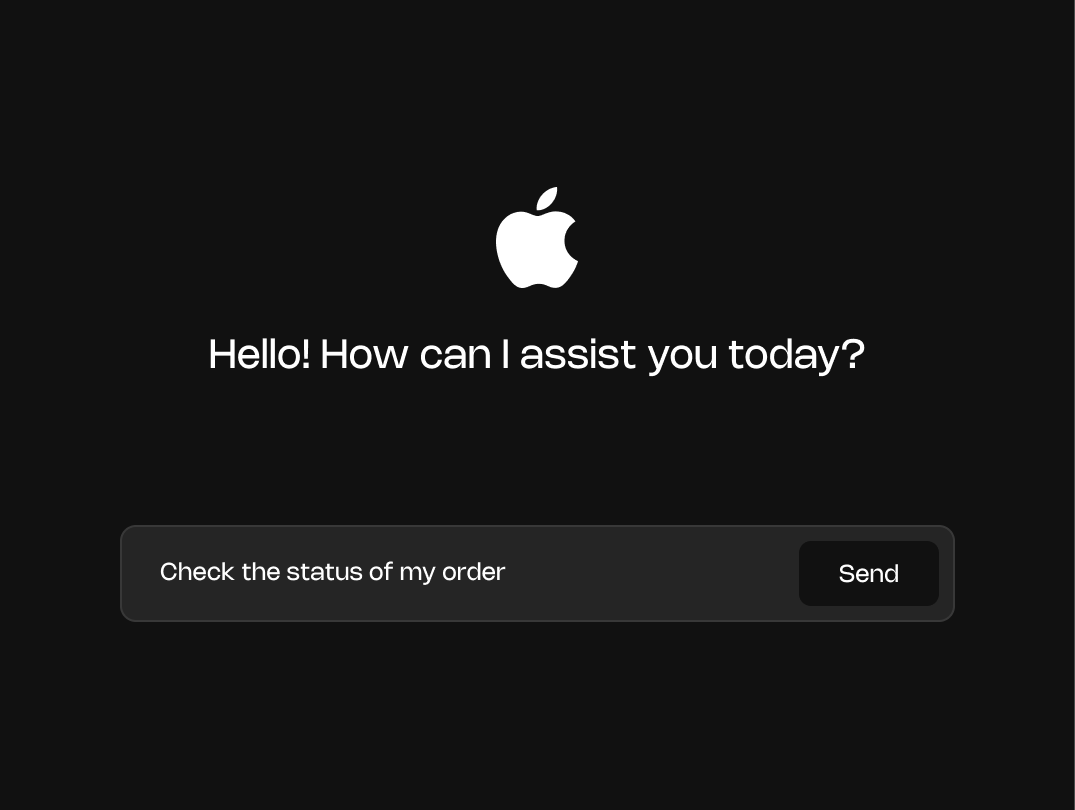 Apple support agent